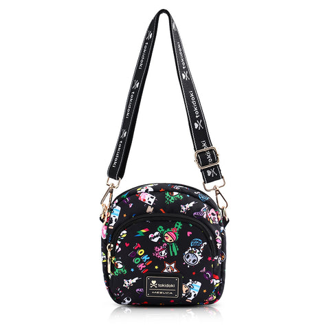 Tokidoki Small Phone Crossbody Bag with Unicorno Keychain Series-Denim Daze