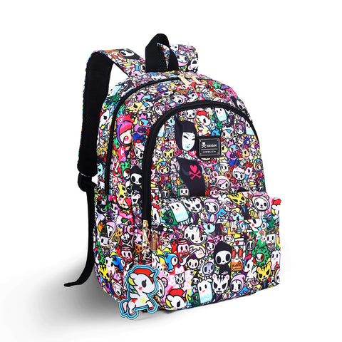 Tokidoki Backpack with Unicorno Keychain Series-Tokidoki Signature