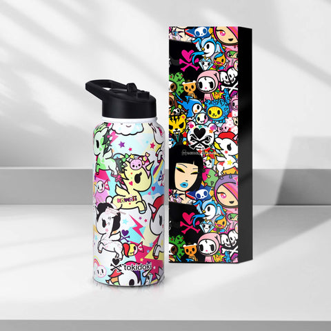 Tokidoki Water Bottle 32oz with Leak Proof Flip-C