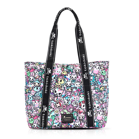 Tokidoki Foldable Tote Bag With Keychain Series-Kawaii Pastel
