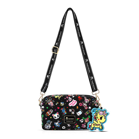 Tokidoki Crossbody Purse With Keychain Adjustable Strap Series-Denim Daze