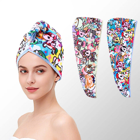 Tokidoki Microfiber Hair Towel-C