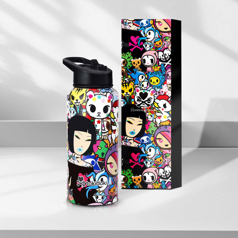 Tokidoki Water Bottle 32oz with Leak Proof Flip-D