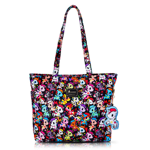 Tokidoki Canvas Bag with Unicorno Keychain  Series-Colorful Unicorno