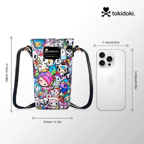 Tokidoki Leather Phone Bag with Adjustble Strap