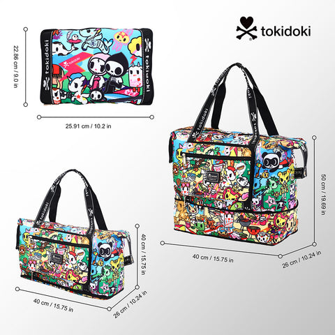 Tokidoki Travel Duffel Bag Can Extensible Series-California Dreamin