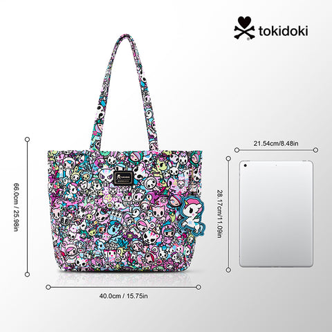 Tokidoki Canvas Bag with Unicorno Keychain  Series-Kawaii Pastel