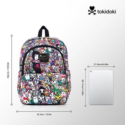 Tokidoki Backpack with Unicorno Keychain Series-Tokidoki Signature