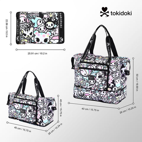 Tokidoki Travel Duffel Bag Can Extensible Series-Pastel Pop