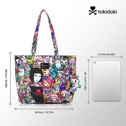 Tokidoki Canvas Bag with Unicorno Keychain  Series-Tokidoki Signature
