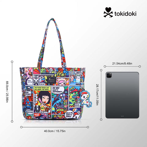 Tokidoki Canvas Bag with Unicorno Keychain  Series-Super Adios