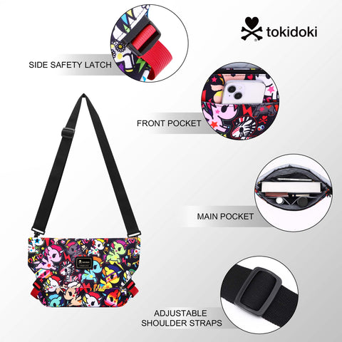 Tokidoki Messenger Bag with Adjustable Strap-B