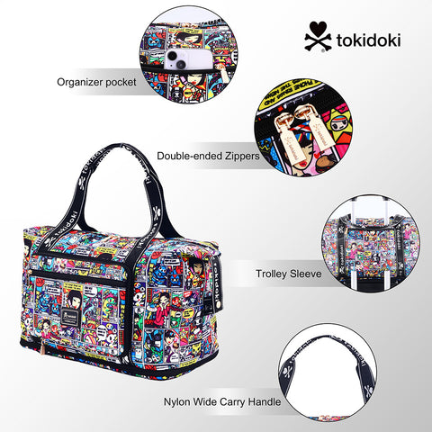Tokidoki Travel Duffel Bag Can Extensible Series-Super Adios