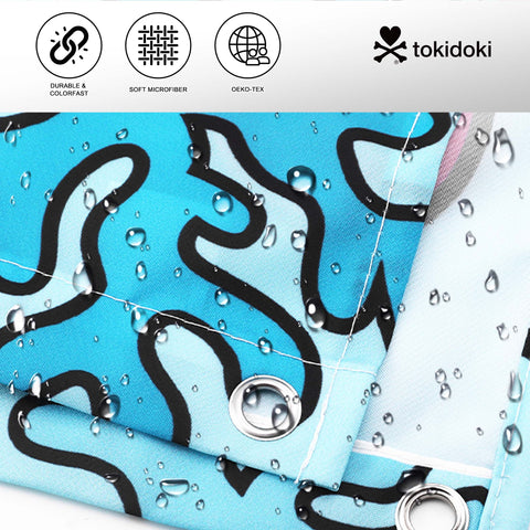 Tokidoki Waterproof Shower Curtain-B