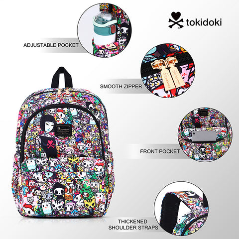 Tokidoki Backpack with Unicorno Keychain Series-Tokidoki Signature