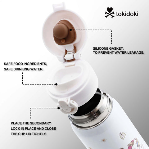 Tokidoki 17oz Insulated Water Bottle Stainless Steel -C