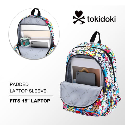 Tokidoki Backpack Unicorno Laptop Bag Series-Rainbow Unicorno