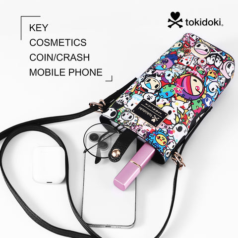 Tokidoki Leather Phone Bag with Adjustble Strap