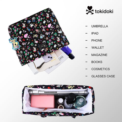 Tokidoki Canvas Bag with Unicorno Keychain  Series-Denim Daze