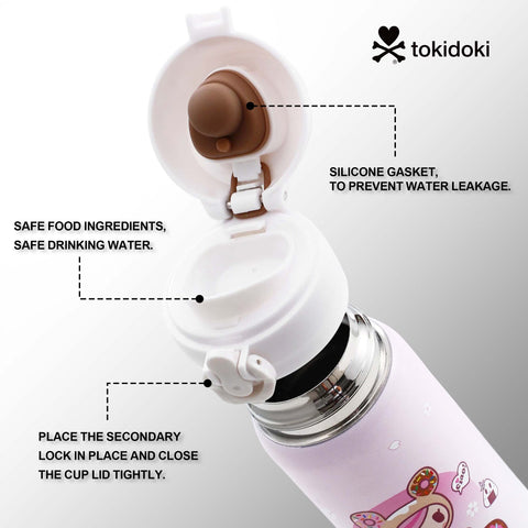 Tokidoki 17oz Insulated Water Bottle Stainless Steel -B