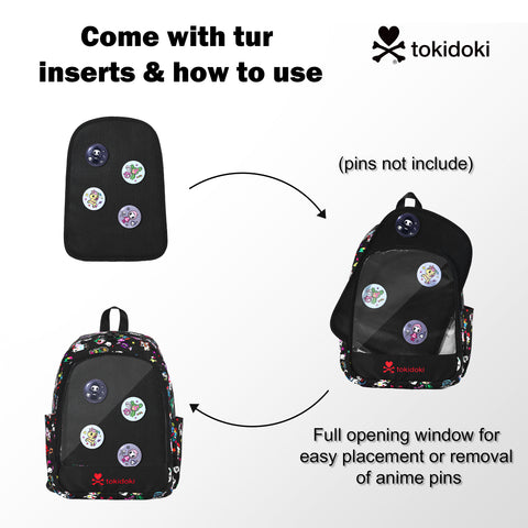 Tokidoki Ita Bag 4PCS Unicorno Brooch Pin-B