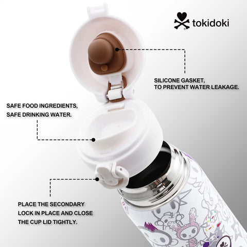 Tokidoki 17oz Insulated Water Bottle Stainless Steel -G