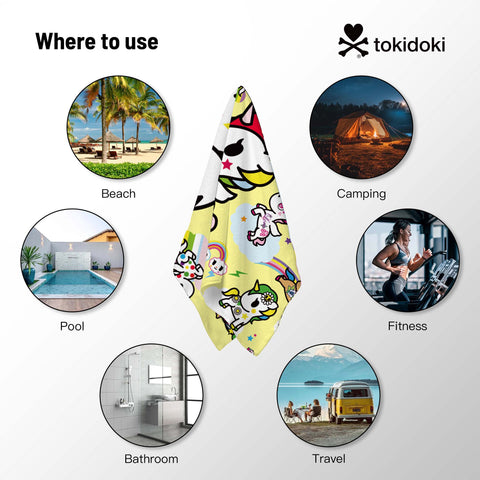 Tokidoki Unicorno Beach Towel-B