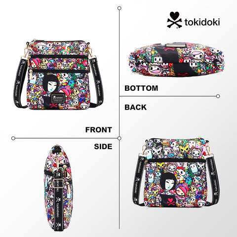Tokidoki Crossbody Bag With Unicorno Keychain Series-Tokidoki Signature