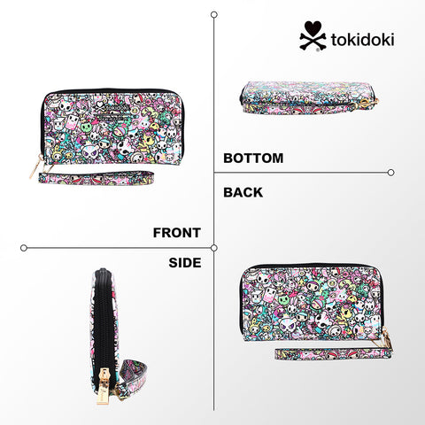 Tokidoki PU Wallet Card Holder with Wristlet Series-Kawaii Pastel