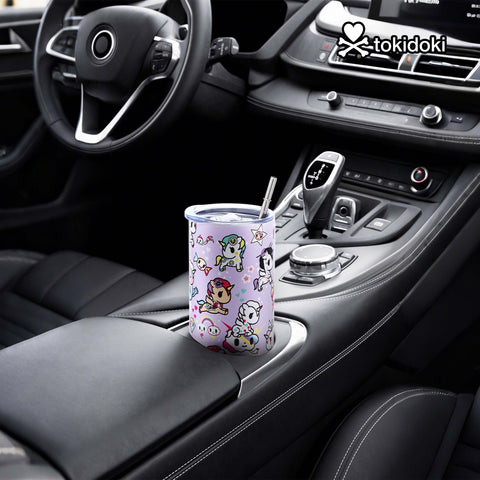 Tokidoki Vacuum Insulated Bottle 20oz with Straw Reusable -B