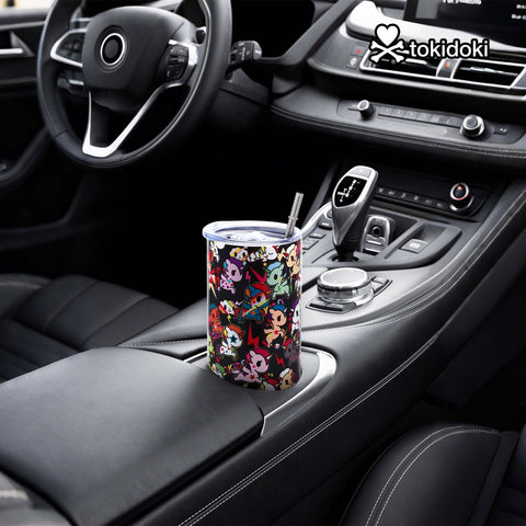 Tokidoki Vacuum Insulated Bottle 20oz with Straw Reusable -D