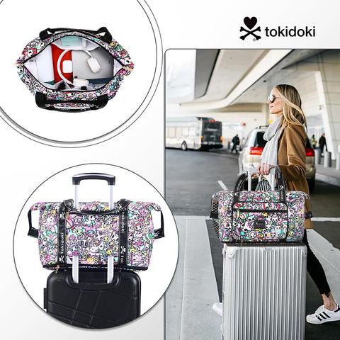Tokidoki Travel Duffel Bag Can Extensible Series-Kawaii Pastel