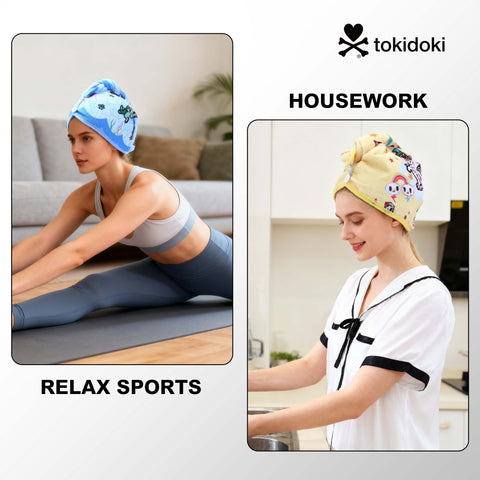 Tokidoki Microfiber Hair Towel-B