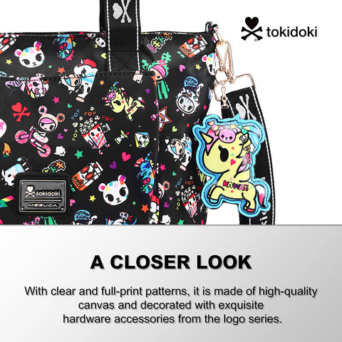 Tokidoki Large Tote Bag with Keychain Series-Denim Daze