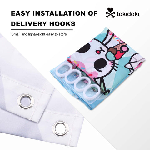 Tokidoki Waterproof Shower Curtain-C