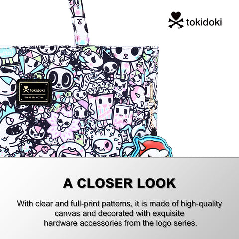 Tokidoki Canvas Bag with Unicorno Keychain  Series-Pastel Pop