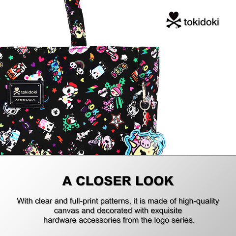 Tokidoki Canvas Bag with Unicorno Keychain  Series-Denim Daze