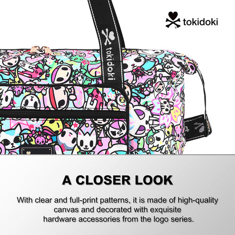 Tokidoki Travel Duffel Bag Can Extensible Series-Kawaii Pastel