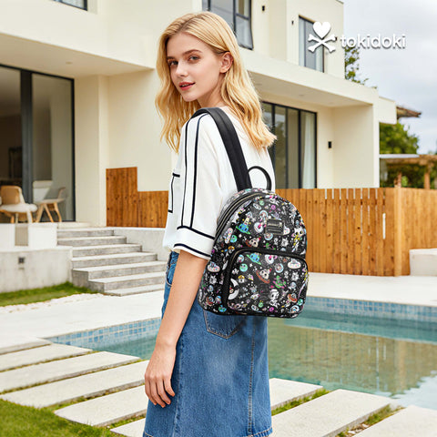 Tokidoki PU Leather Backpack Black