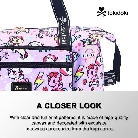 Tokidoki Travel Duffel Bag Can Extensible Series-Unicorno Dream
