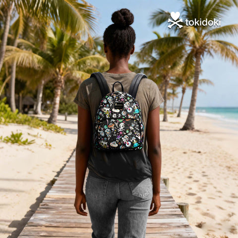 Tokidoki PU Leather Backpack Black