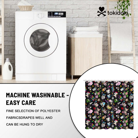 Tokidoki Waterproof Shower Curtain-A