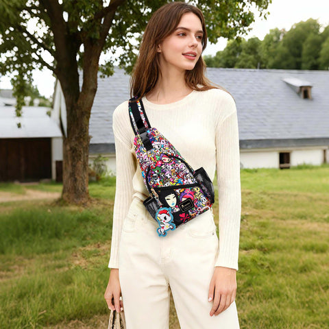 Tokidoki Sling Bag with Keychain-B