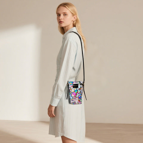 Tokidoki Leather Phone Bag with Adjustble Strap