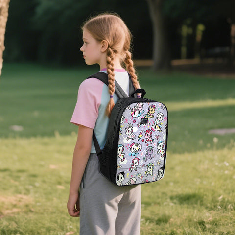 Tokidoki Backpack Set with Lunch Bag Pencil Case Series-Unicorno Dream