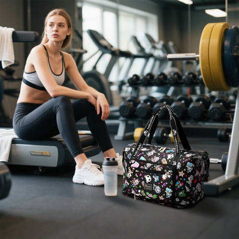 Tokidoki Travel Duffel Bag Can Extensible Series-Denim Daze