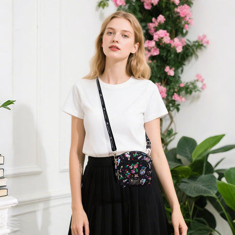 Tokidoki Small Phone Crossbody Bag with Unicorno Keychain Series-Denim Daze