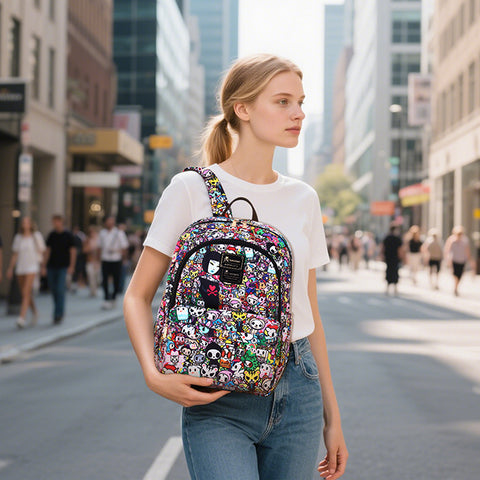 Tokidoki Backpack with Unicorno Keychain Series-Tokidoki Signature